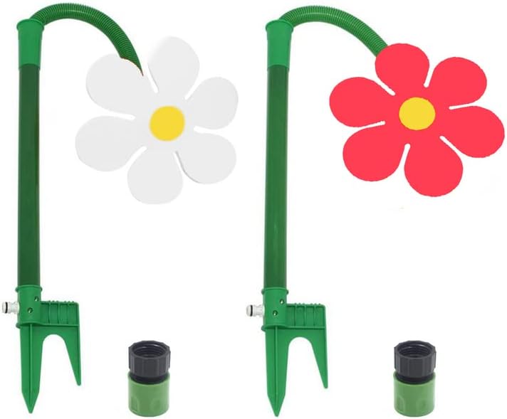 Fun sunflower watering sprinkler