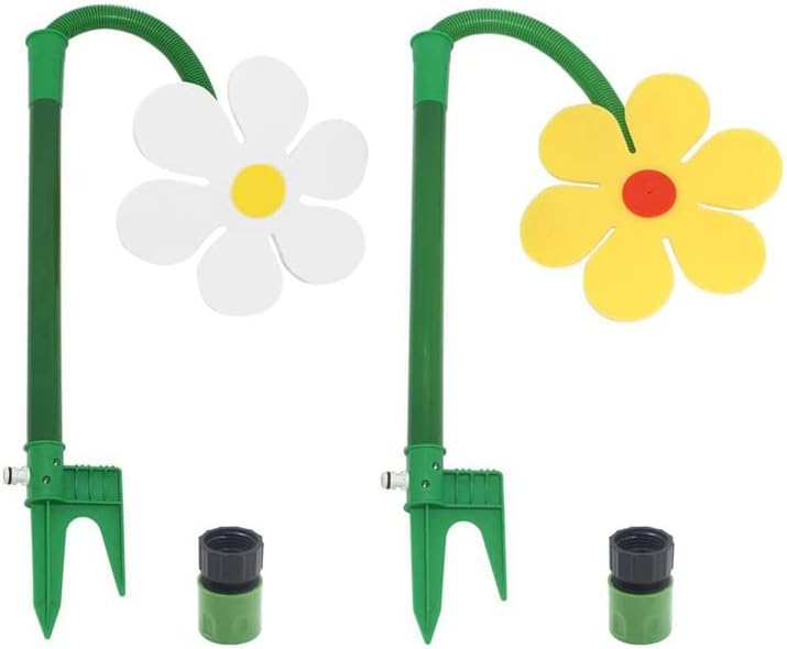 Fun sunflower watering sprinkler