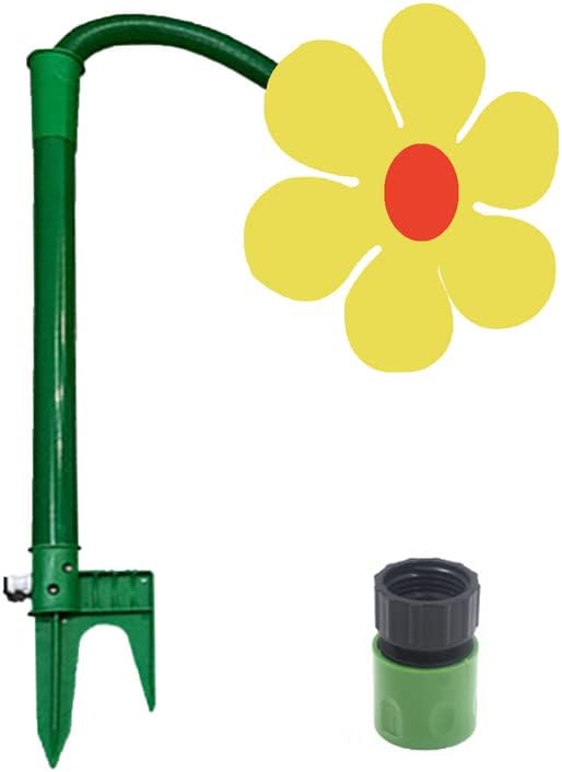 Fun sunflower watering sprinkler