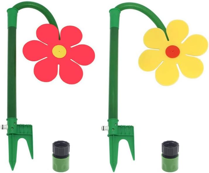 Fun sunflower watering sprinkler