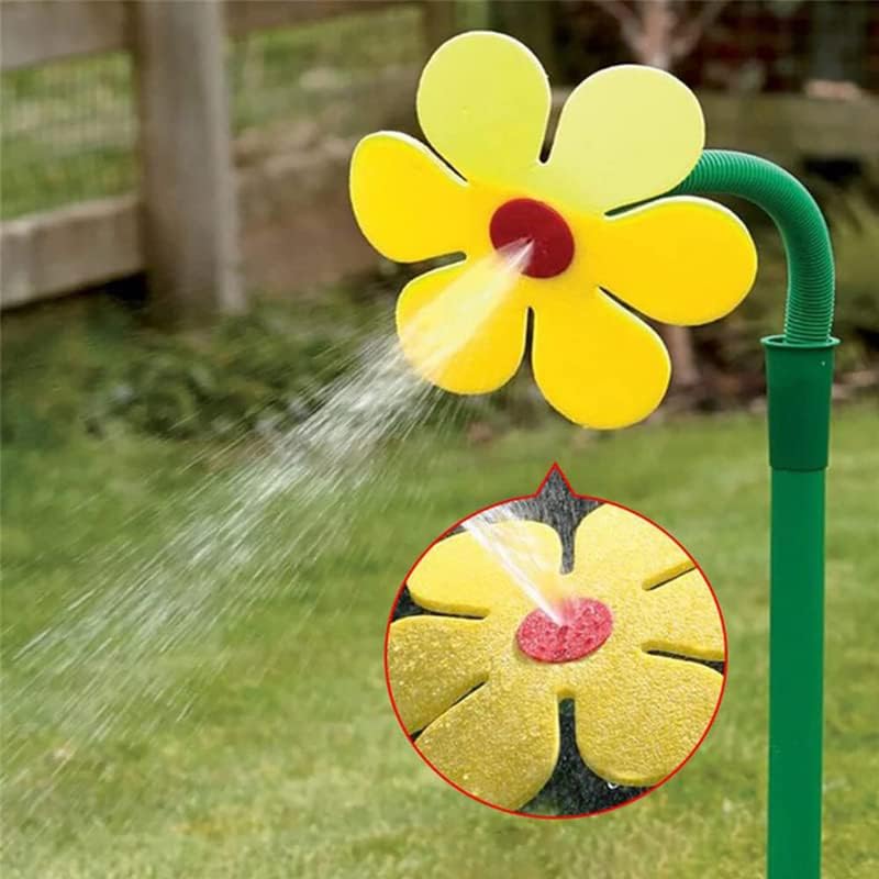 Fun sunflower watering sprinkler
