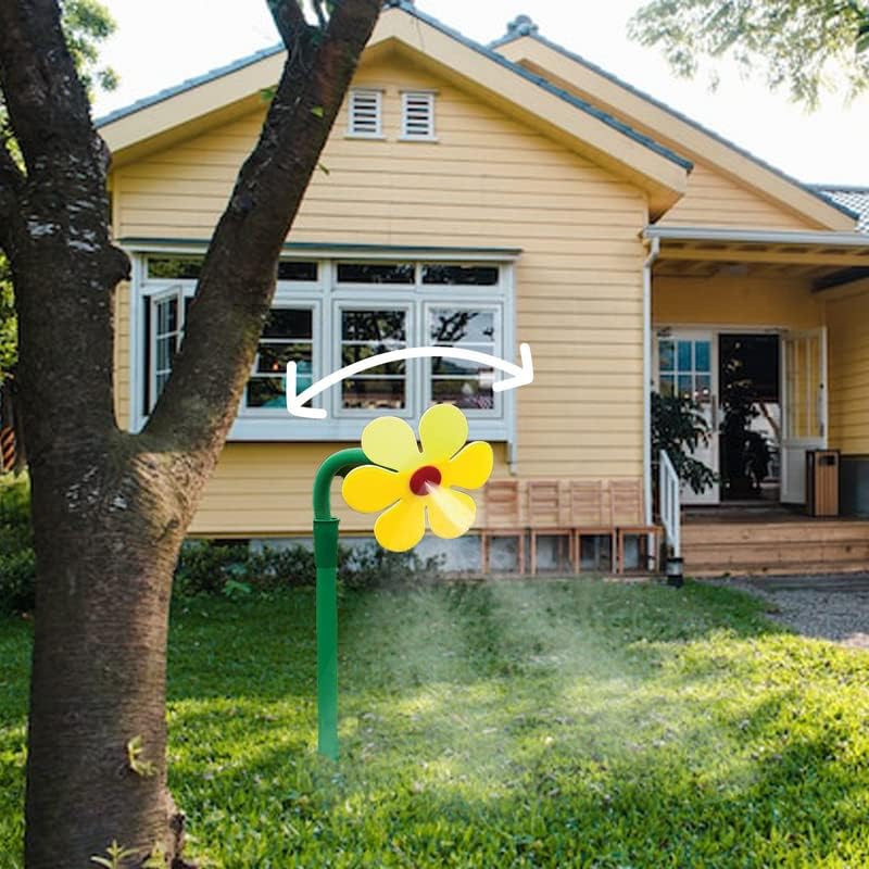 Fun sunflower watering sprinkler
