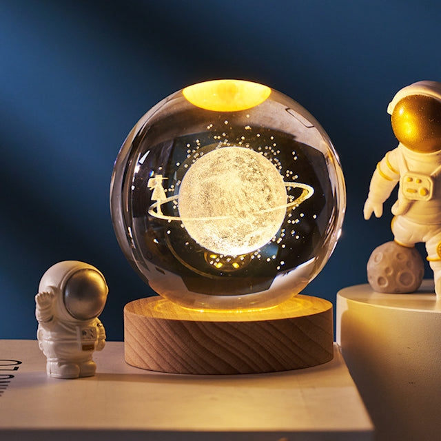 3D Planet Crystal Ball