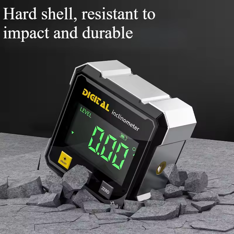 Magnetic laser level measuring instrument