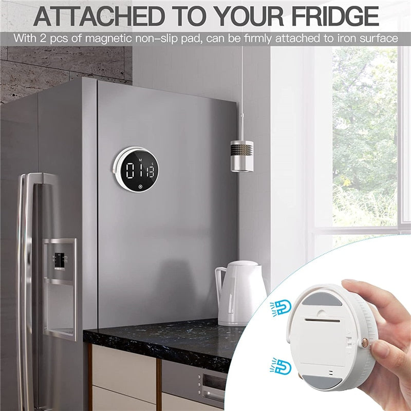 LED Magnetic Smart Digital Timer with Stand
