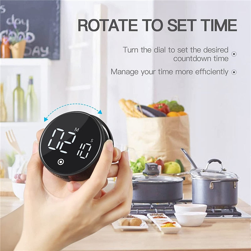 LED Magnetic Smart Digital Timer with Stand