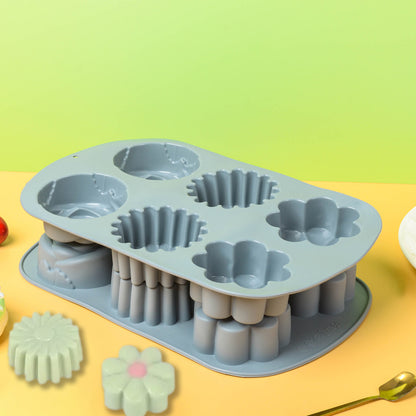Food Mother And Child Grade Multi-Shape Silicone Steamed Egg Mold