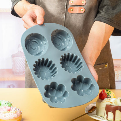 Food Mother And Child Grade Multi-Shape Silicone Steamed Egg Mold