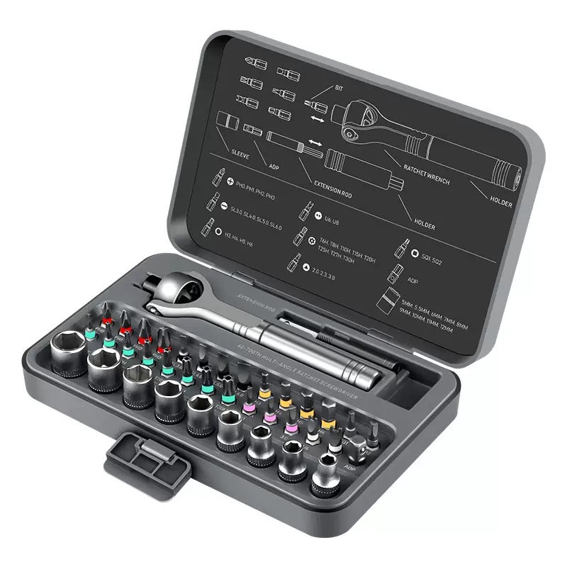 40-in-1 Multifunctional Wrench and Screwdriver Set