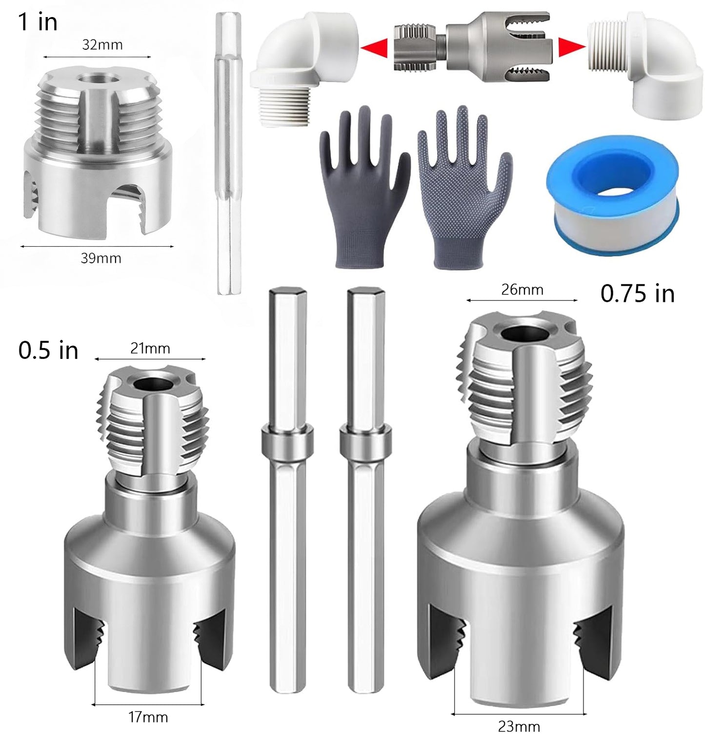 Pipe Thread Cutter (one thread every 3 seconds)