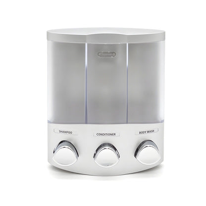 3-chamber punch-free wall-mounted liquid dispenser